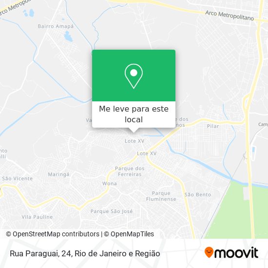 Rua Paraguai, 24 mapa