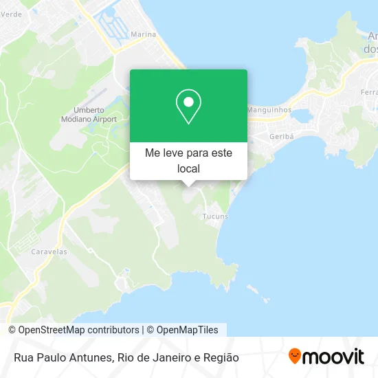 Rua Paulo Antunes mapa
