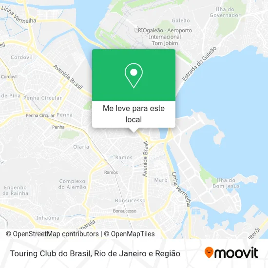 Touring Club do Brasil mapa