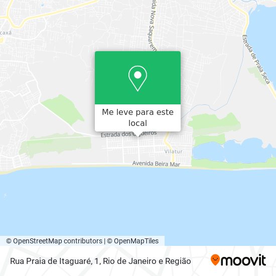 Rua Praia de Itaguaré, 1 mapa