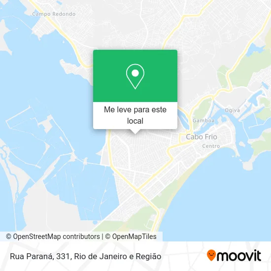 Rua Paraná, 331 mapa