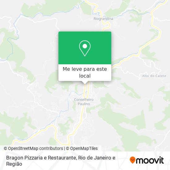 Bragon Pizzaria e Restaurante mapa