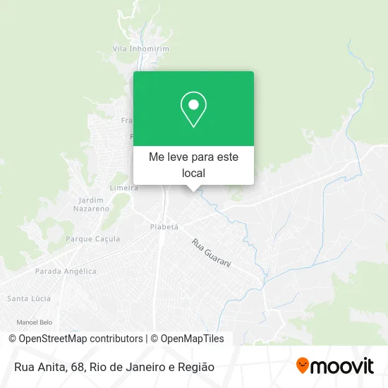 Rua Anita, 68 mapa