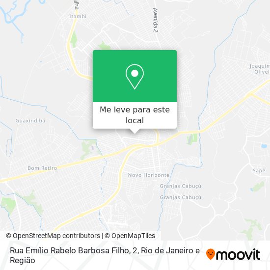 Rua Emílio Rabelo Barbosa Filho, 2 mapa