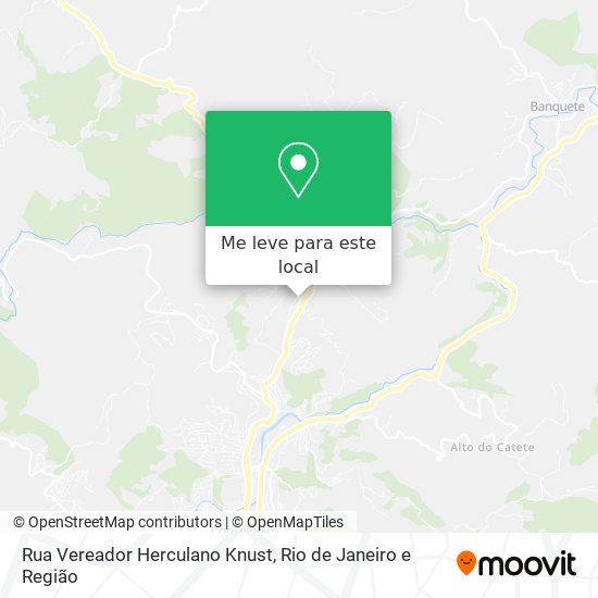 Rua Vereador Herculano Knust mapa