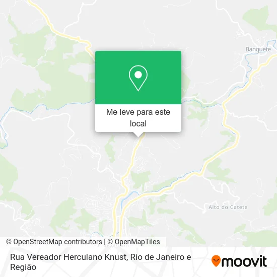 Rua Vereador Herculano Knust mapa
