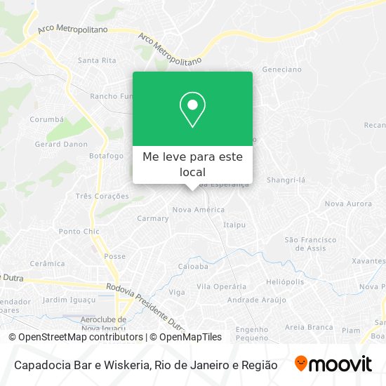 Capadocia Bar e Wiskeria mapa