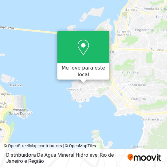 Distribuidora De Agua Mineral Hidroleve mapa