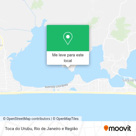 Toca do Urubu mapa