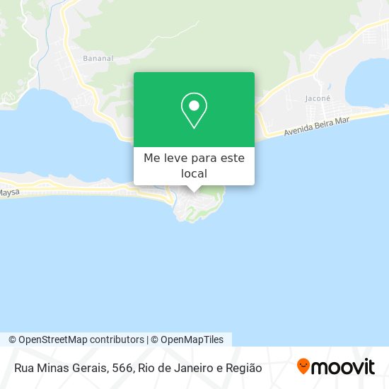 Rua Minas Gerais, 566 mapa