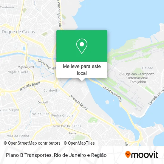 Plano B Transportes mapa