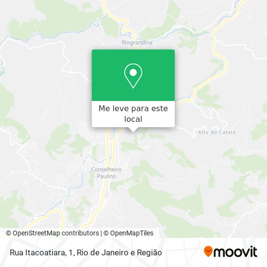 Rua Itacoatiara, 1 mapa