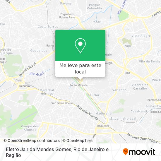 Eletro Jair da Mendes Gomes mapa