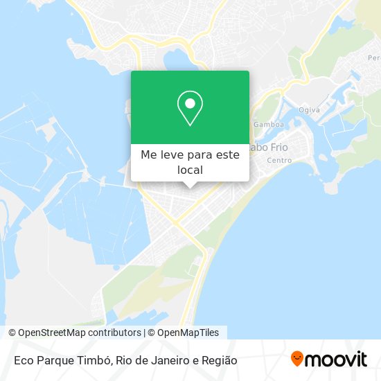 Eco Parque Timbó mapa