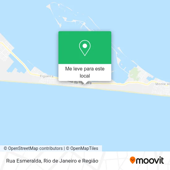 Rua Esmeralda mapa