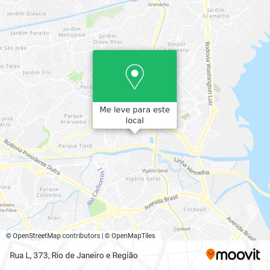 Rua L, 373 mapa