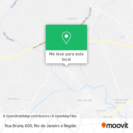 Rua Bruna, 600 mapa