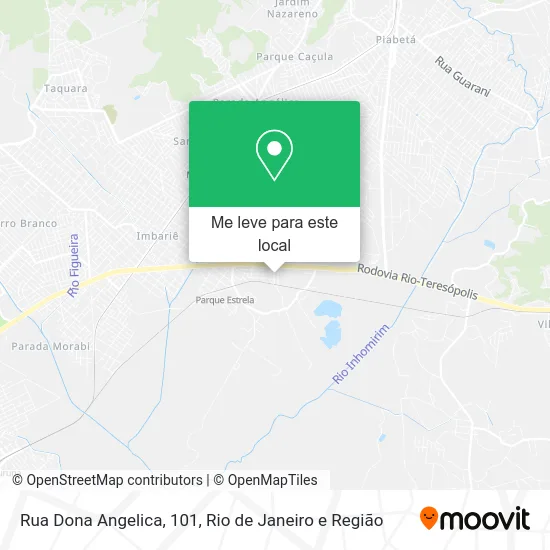 Rua Dona Angelica, 101 mapa