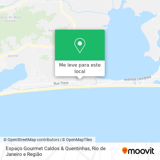 Espaço Gourmet Caldos & Quentinhas mapa
