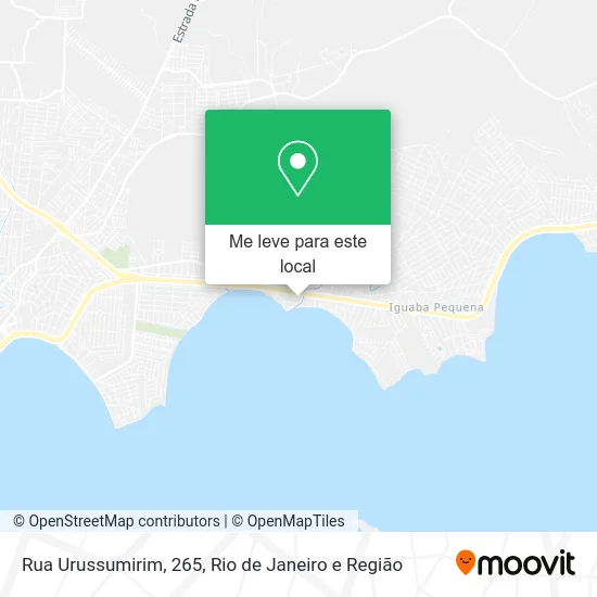 Rua Urussumirim, 265 mapa