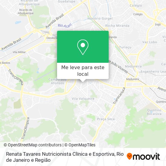 Renata Tavares Nutricionista Clínica e Esportiva mapa