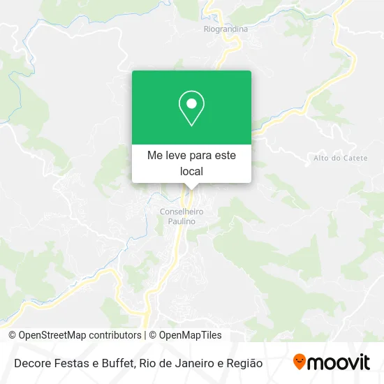 Decore Festas e Buffet mapa