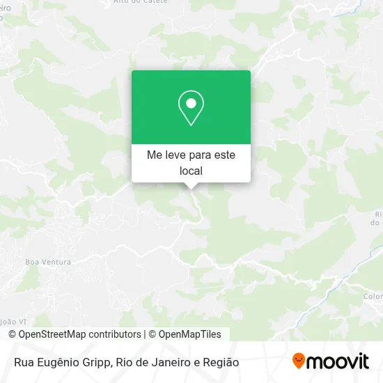 Rua Eugênio Gripp mapa