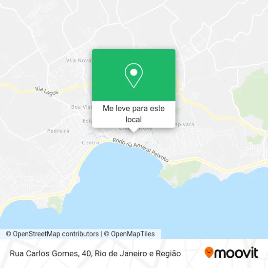 Rua Carlos Gomes, 40 mapa