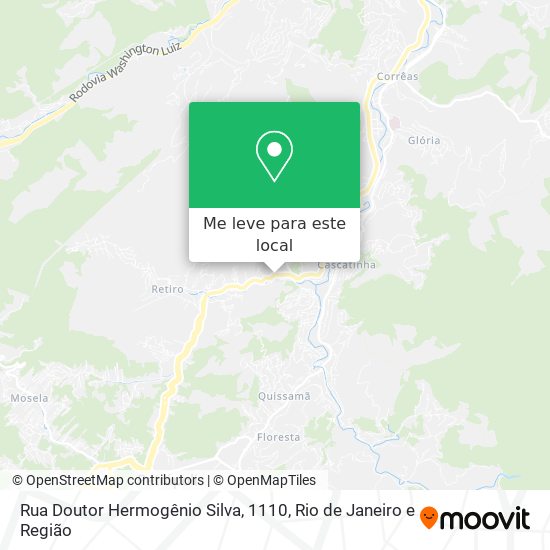 Rua Doutor Hermogênio Silva, 1110 mapa