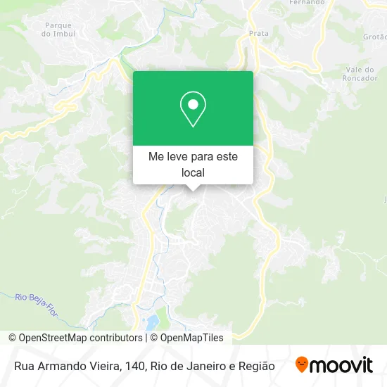 Rua Armando Vieira, 140 mapa