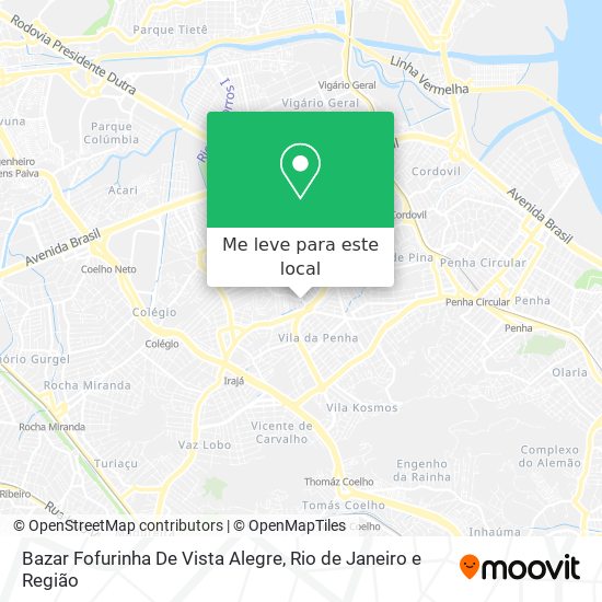 Bazar Fofurinha De Vista Alegre mapa