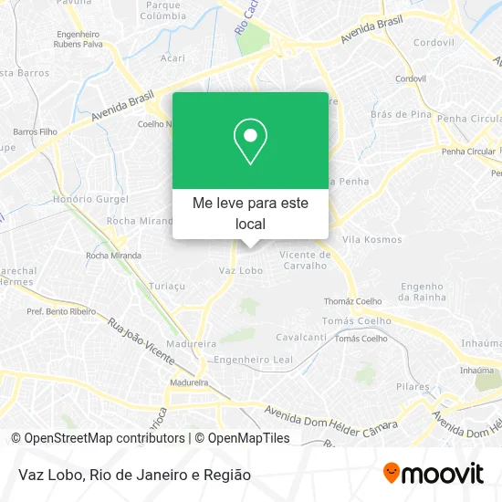 Vaz Lobo mapa