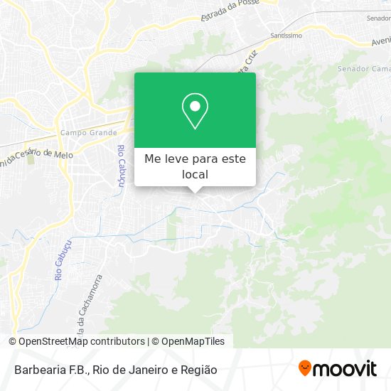 Barbearia F.B. mapa