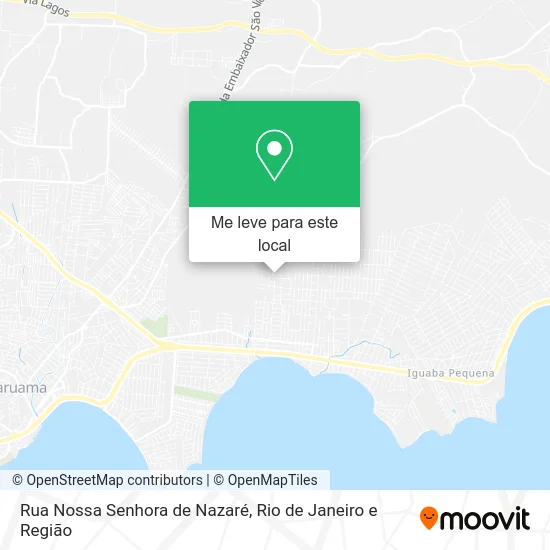 Rua Nossa Senhora de Nazaré mapa