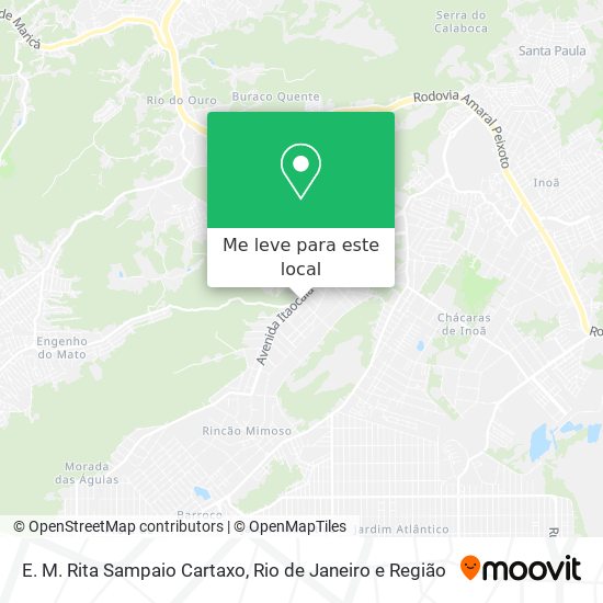 E. M. Rita Sampaio Cartaxo mapa
