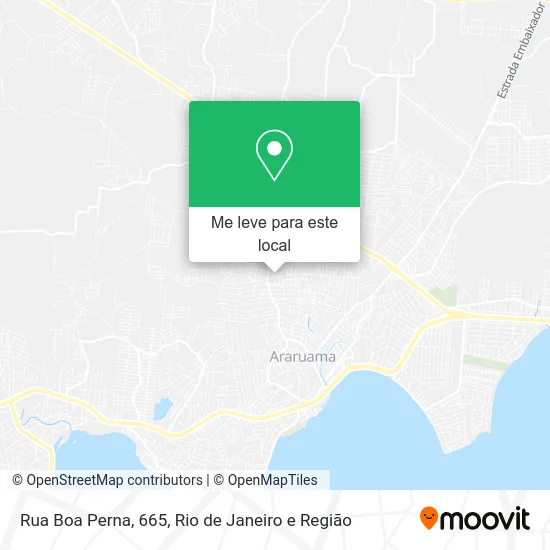 Rua Boa Perna, 665 mapa