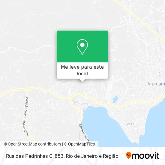 Rua das Pedrinhas C, 853 mapa
