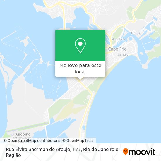 Rua Elvira Sherman de Araújo, 177 mapa