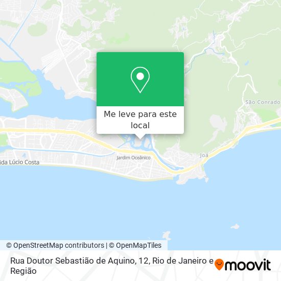 Rua Doutor Sebastião de Aquino, 12 mapa