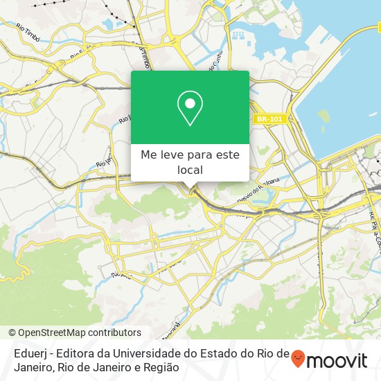 Eduerj - Editora da Universidade do Estado do Rio de Janeiro mapa