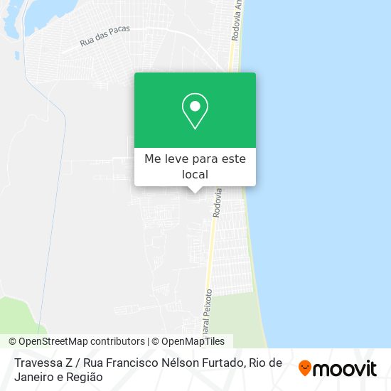 Travessa Z / Rua Francisco Nélson Furtado mapa
