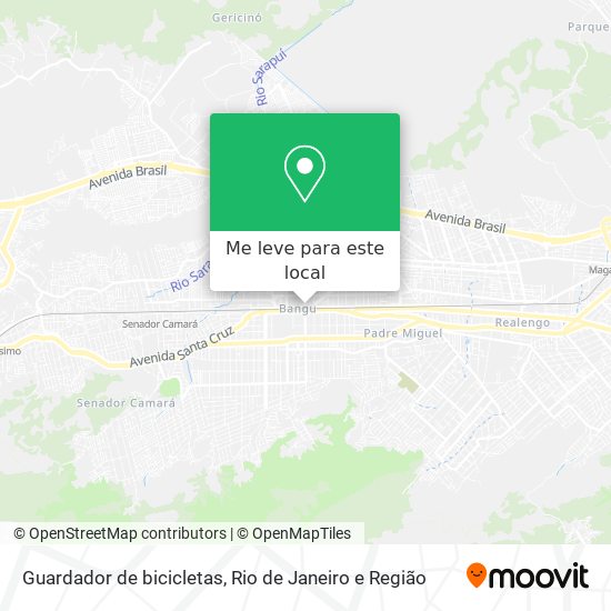 Guardador de bicicletas mapa