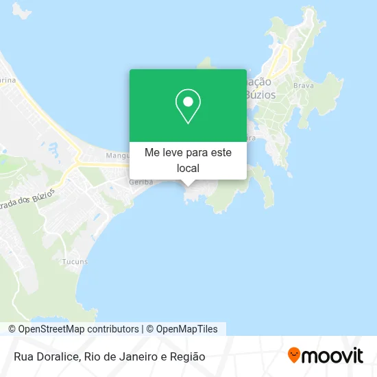 Rua Doralice mapa