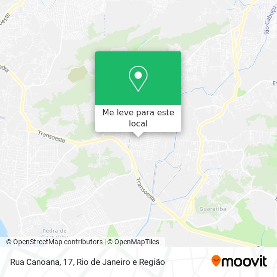 Rua Canoana, 17 mapa
