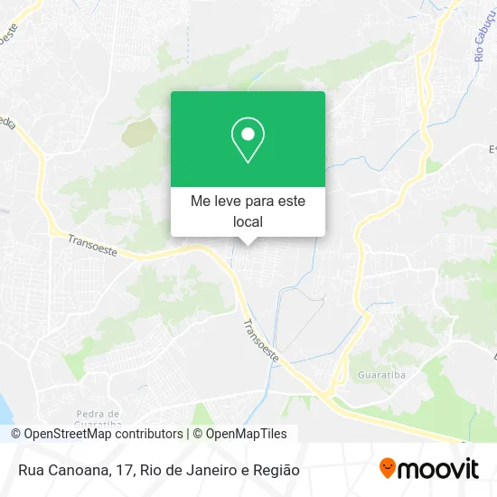 Rua Canoana, 17 mapa