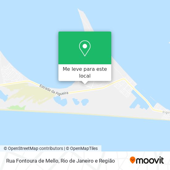 Rua Fontoura de Mello mapa