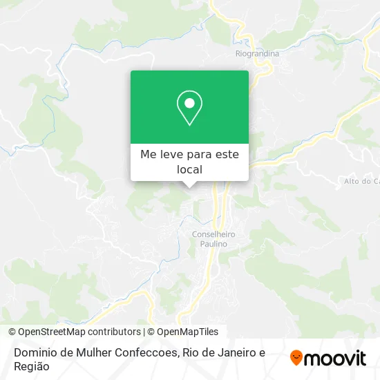 Dominio de Mulher Confeccoes mapa