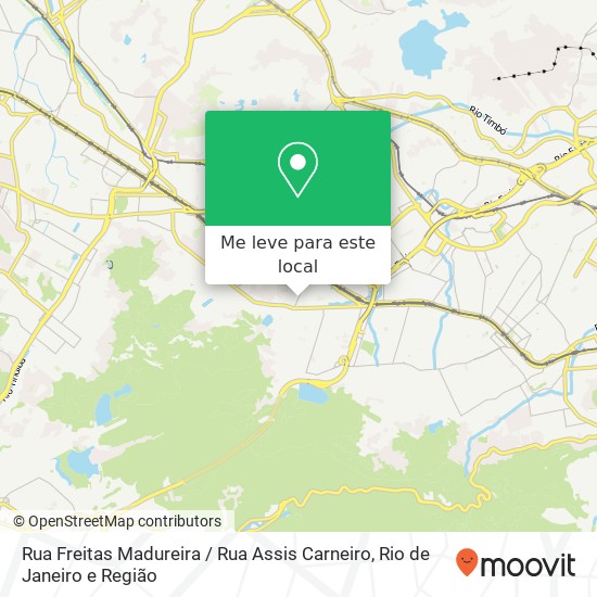 Rua Freitas Madureira / Rua Assis Carneiro mapa