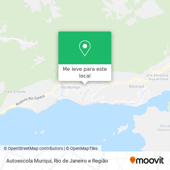 Autoescola Muriqui mapa