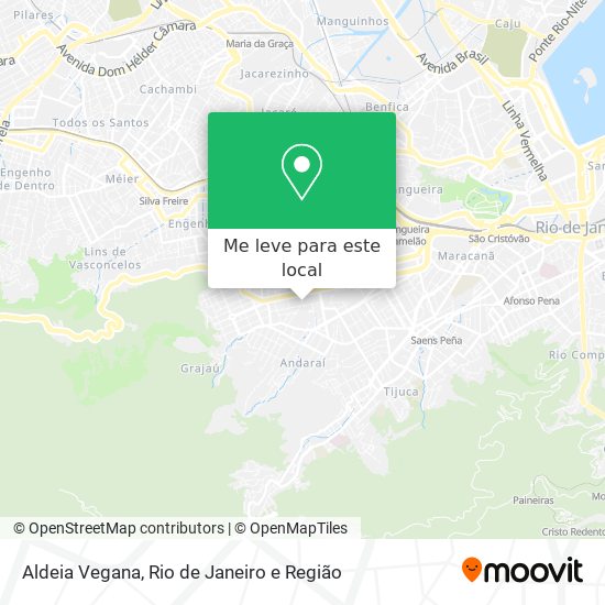 Aldeia Vegana mapa